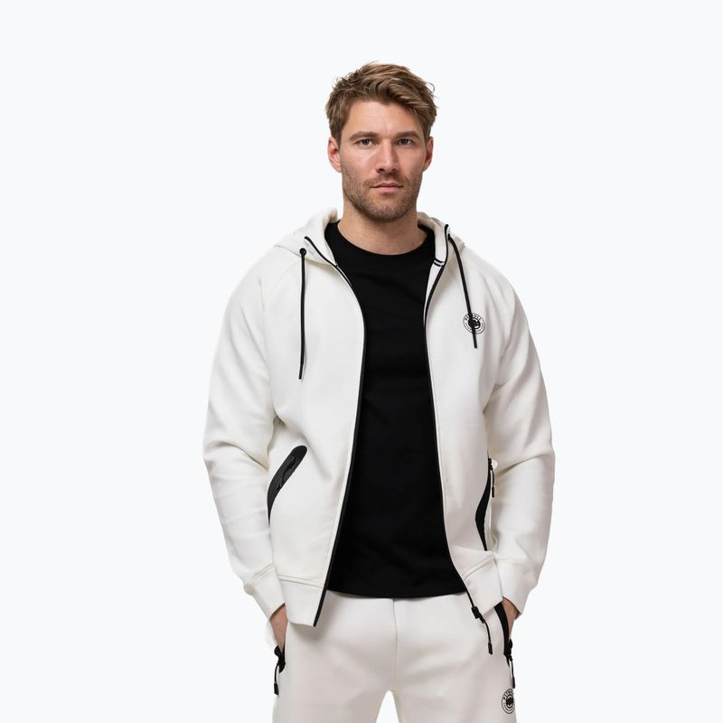 Pánská mikina Pitbull Dogwood Hooded Zip Sweatshirt off white 4