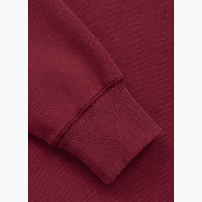 Pánská mikina Pitbull Sampson Crewneck Sweatshirt burgundy 8