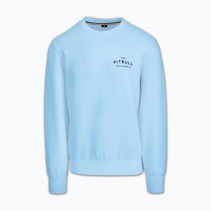 Pánská mikina Pitbull Sampson Crewneck Sweatshirt sky blue 4