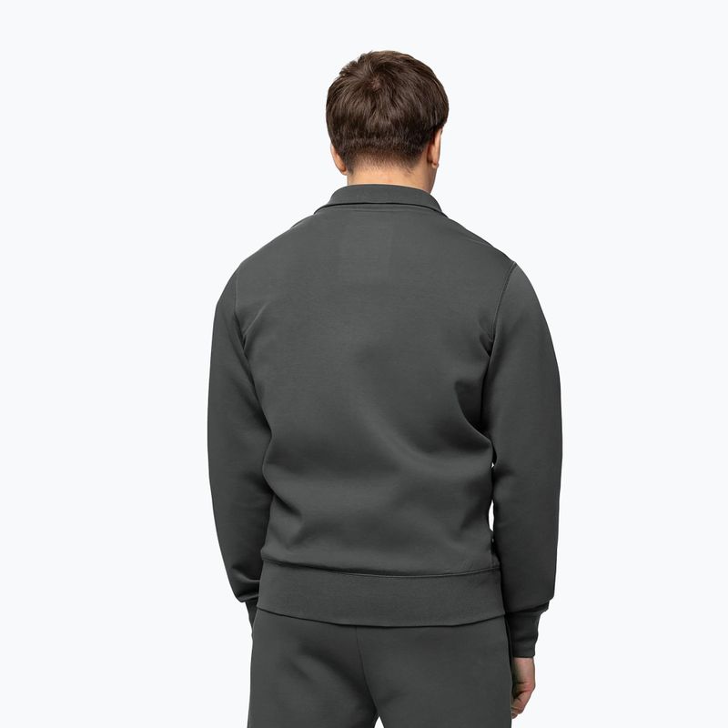 Pánská mikina Pitbull Sampson Zip grey/green 3