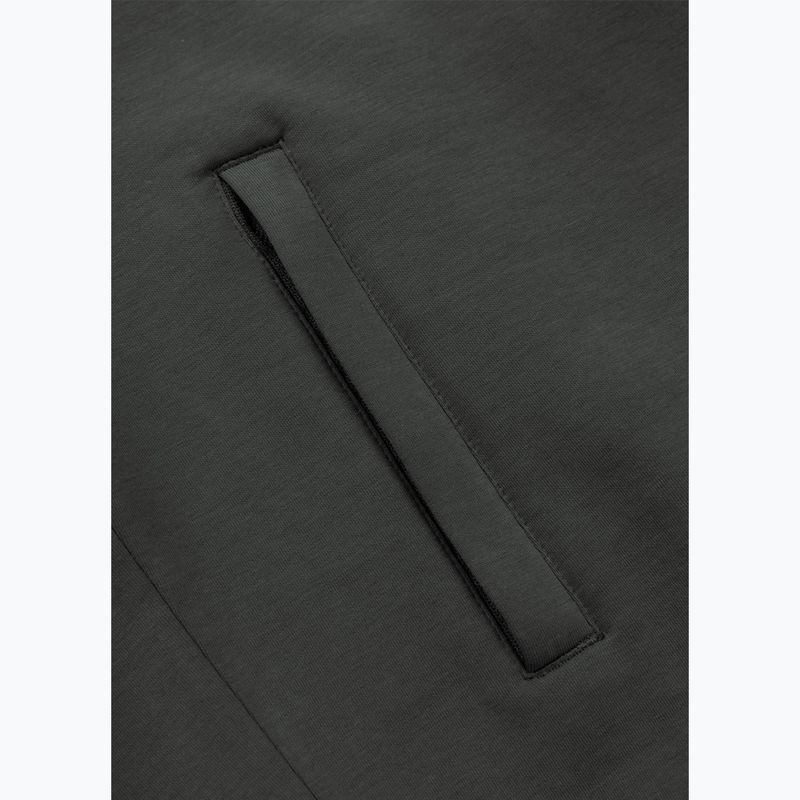 Pánská mikina Pitbull Sampson Zip grey/green 9