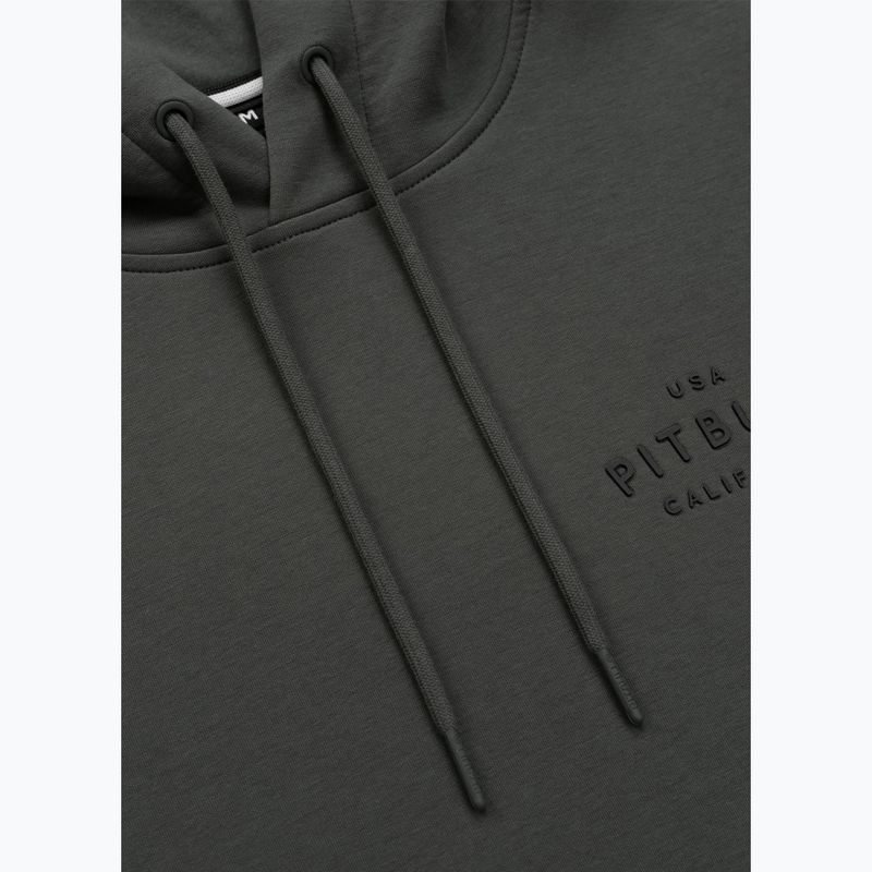 Pánská mikina Pitbull Sampson Hooded Sweatshirt grey/green 7