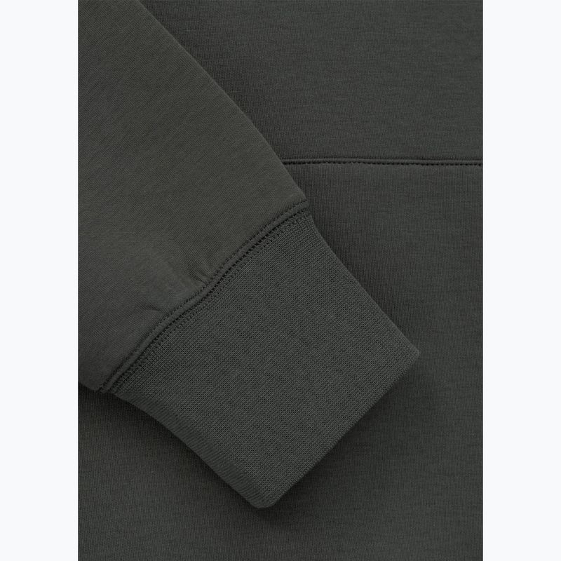 Pánská mikina Pitbull Sampson Hooded Sweatshirt grey/green 8