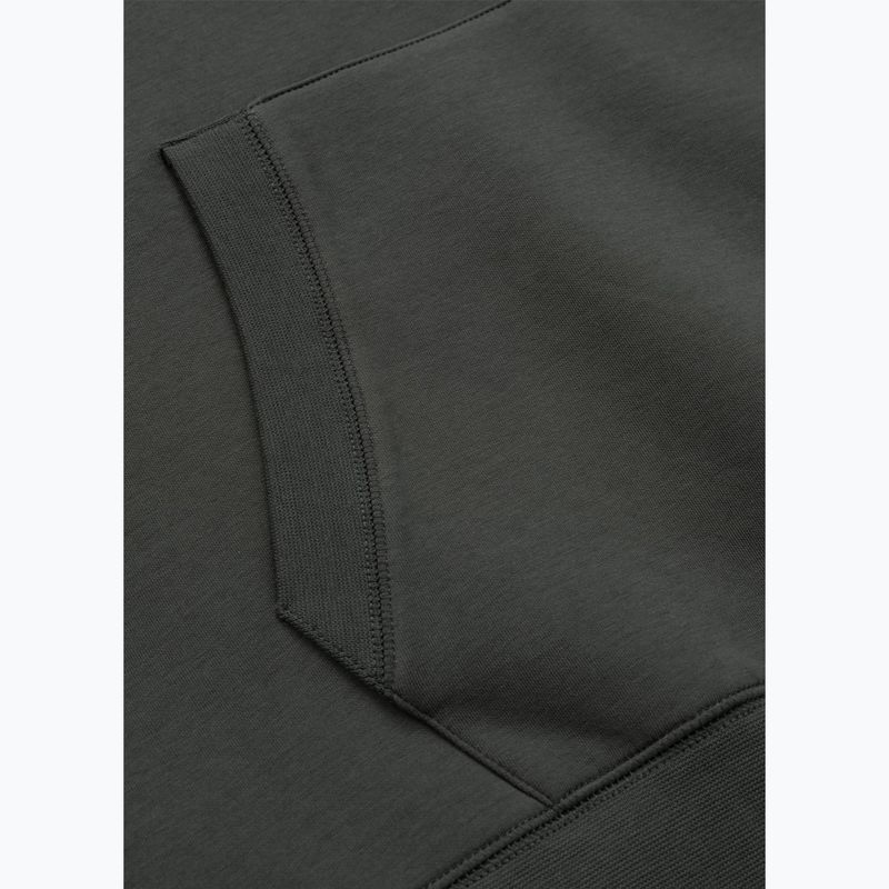 Pánská mikina Pitbull Sampson Hooded Sweatshirt grey/green 9