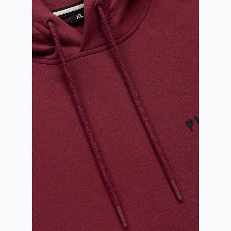 Pánská mikina Pitbull Sampson Hooded Sweatshirt burgundy 9