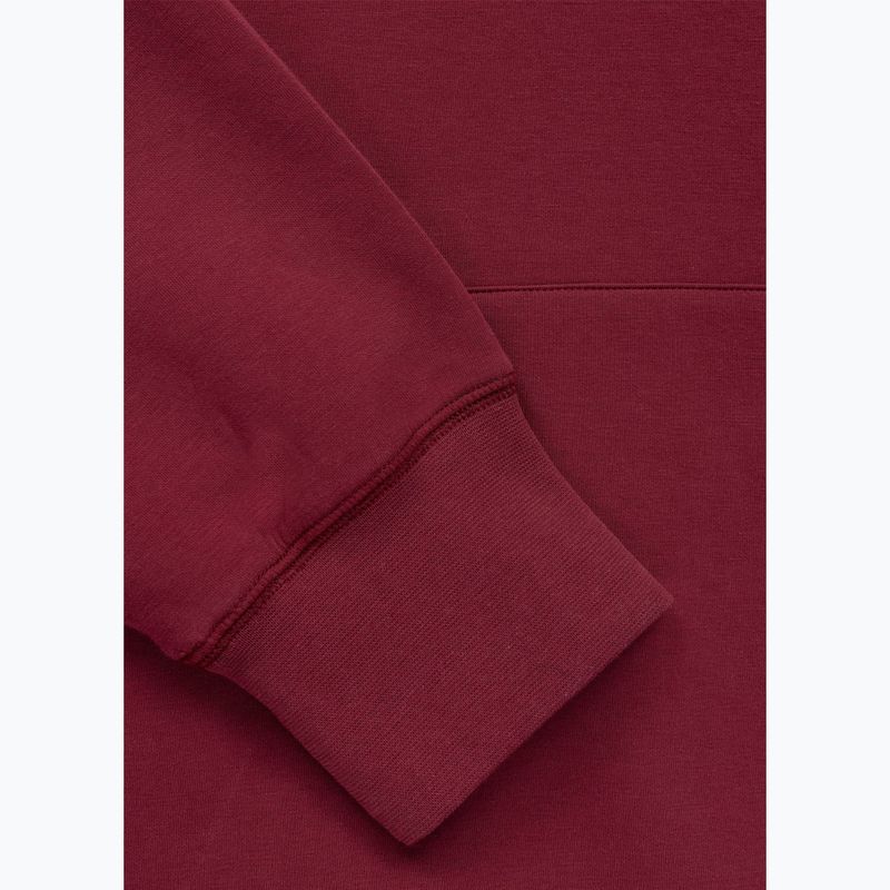 Pánská mikina Pitbull Sampson Hooded Sweatshirt burgundy 10