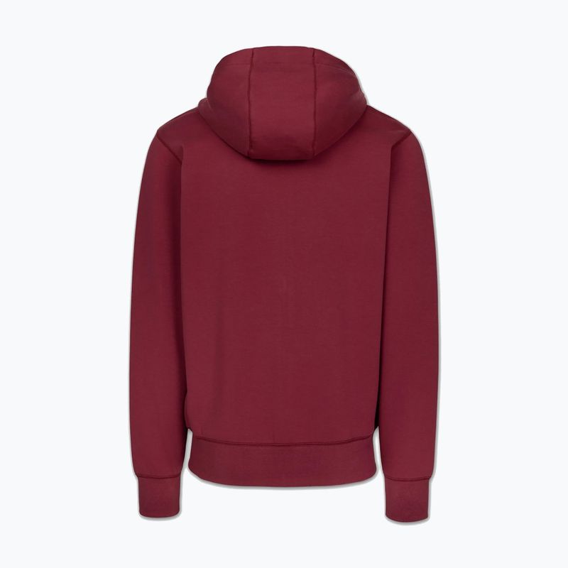 Pánská mikina Pitbull Sampson Hooded Zip Sweatshirt burgundy 6