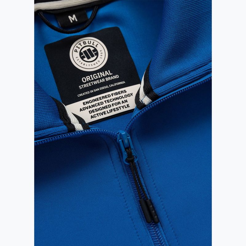 Pánská mikina Pitbull Track Jacket Powers azure blue 5