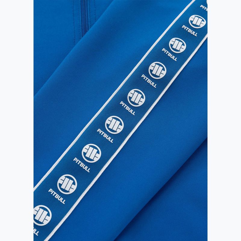 Pánská mikina Pitbull Track Jacket Powers azure blue 7