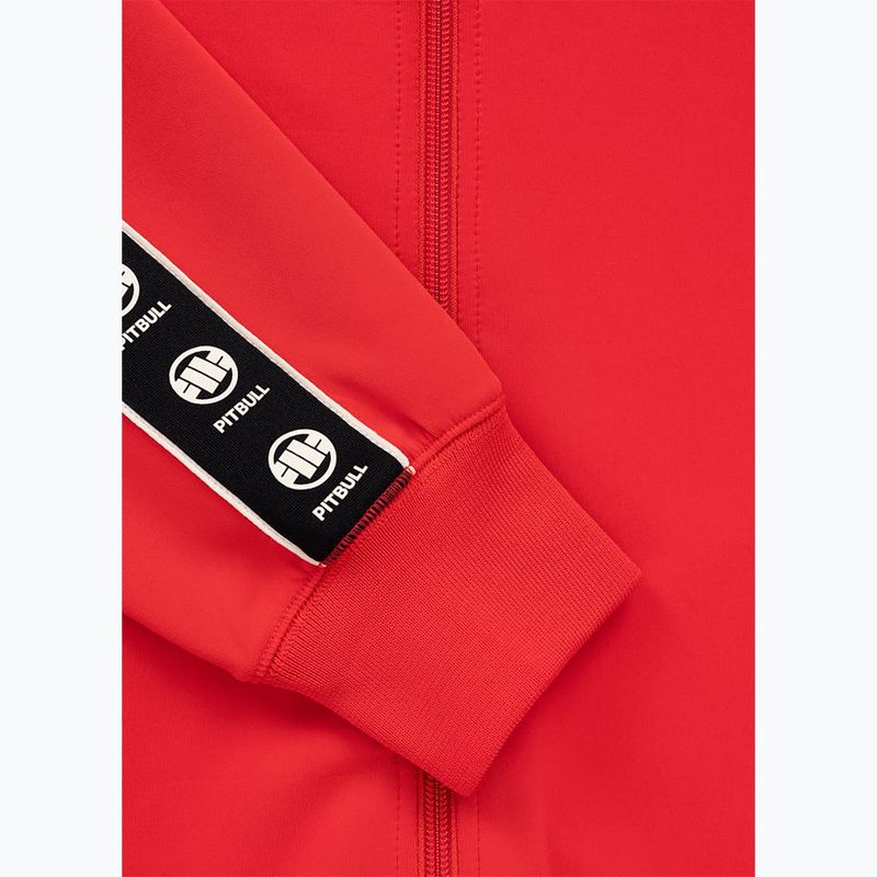 Pánská mikina Pitbull Track Jacket Powers fluo/red 6
