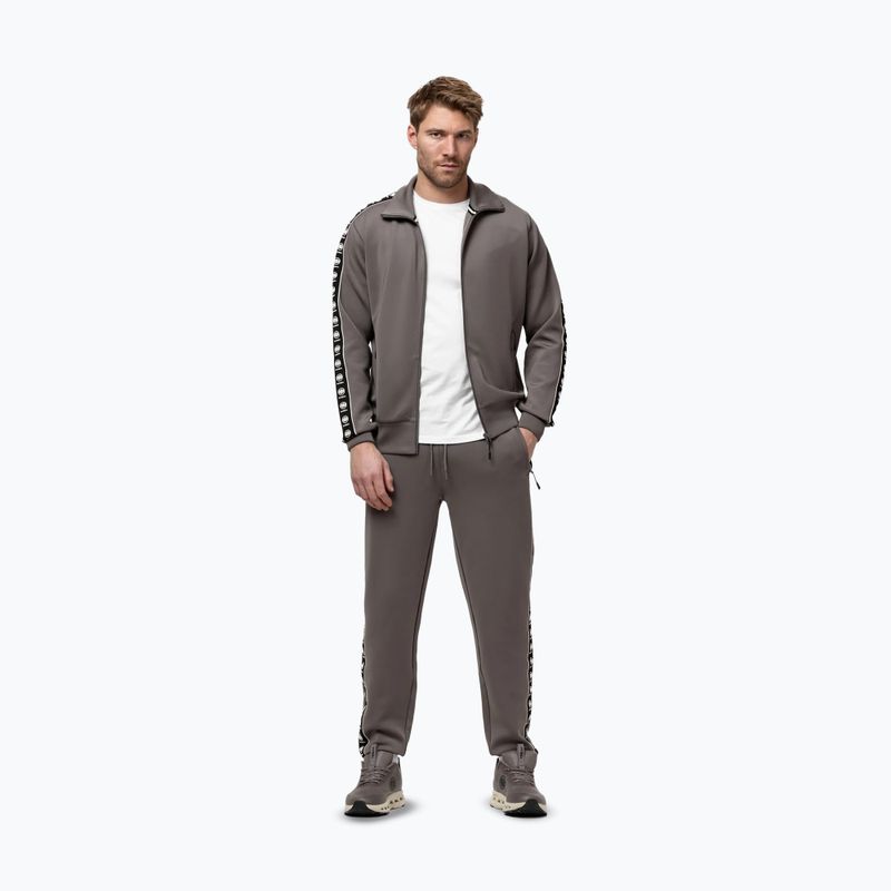 Pánská mikina Pitbull Track Jacket Powers taupe 2