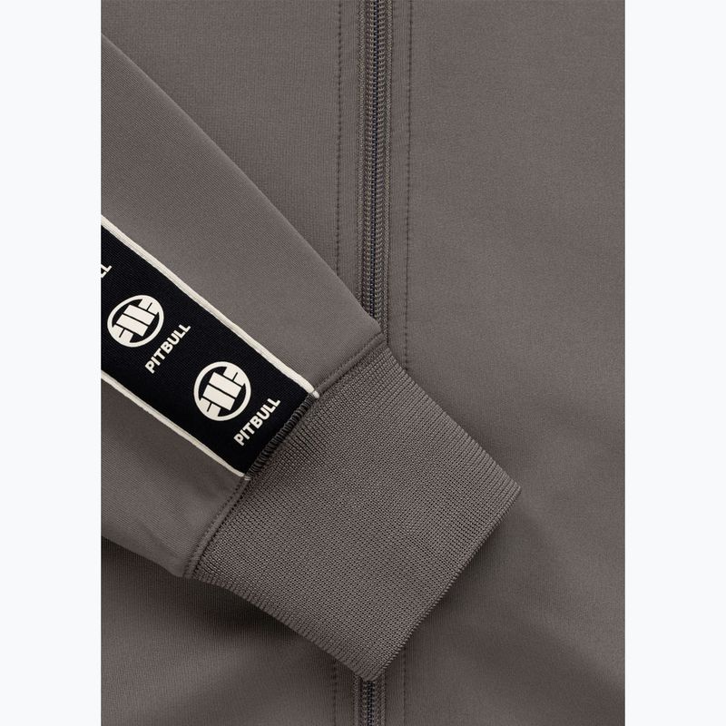 Pánská mikina Pitbull Track Jacket Powers taupe 8