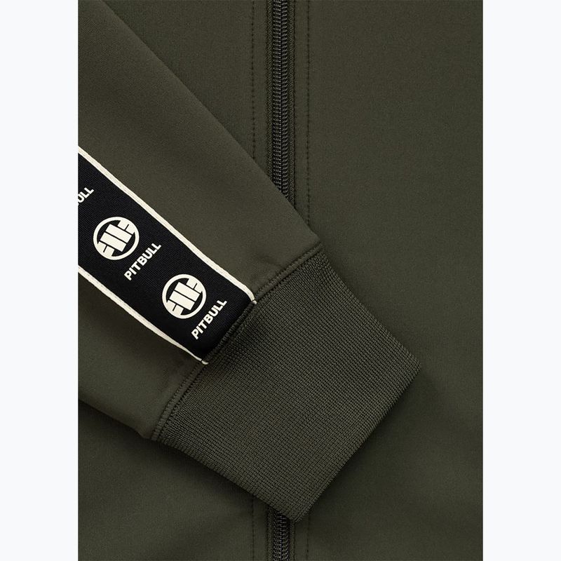 Pánská mikina Pitbull Track Jacket Powers old green 6