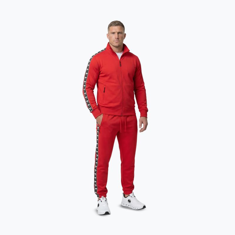 Pánské kalhoty Pitbull Track Powers fluo/red 2