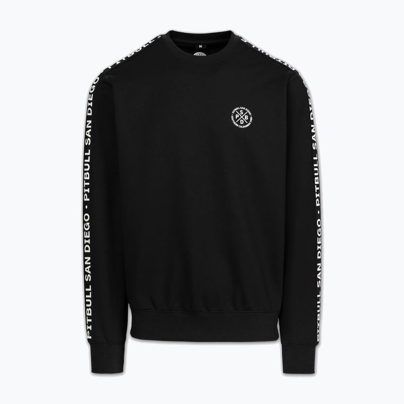 Pánská mikina Pitbull Tape Parker Crewneck black 5