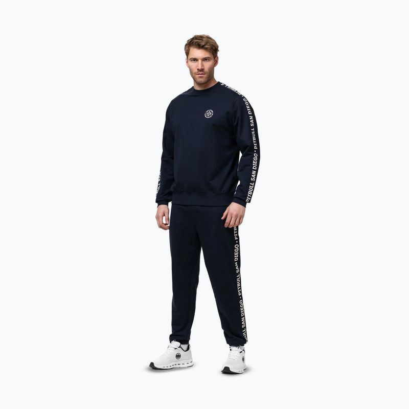 Pánská mikina Pitbull Tape Parker Crewneck dark navy 2