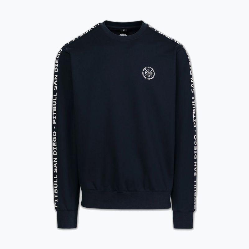 Pánská mikina Pitbull Tape Parker Crewneck dark navy 4