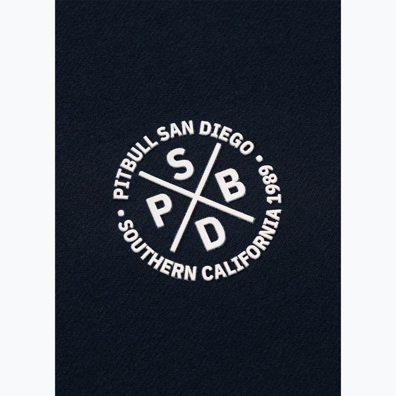 Pánská mikina Pitbull Tape Parker Crewneck dark navy 9