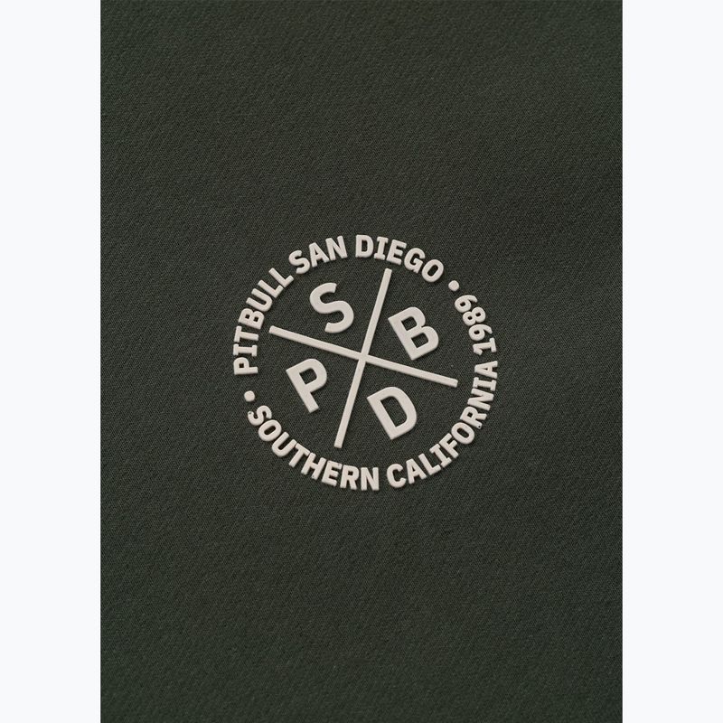 Pánská mikina Pitbull Tape Parker Crewneck old green 10