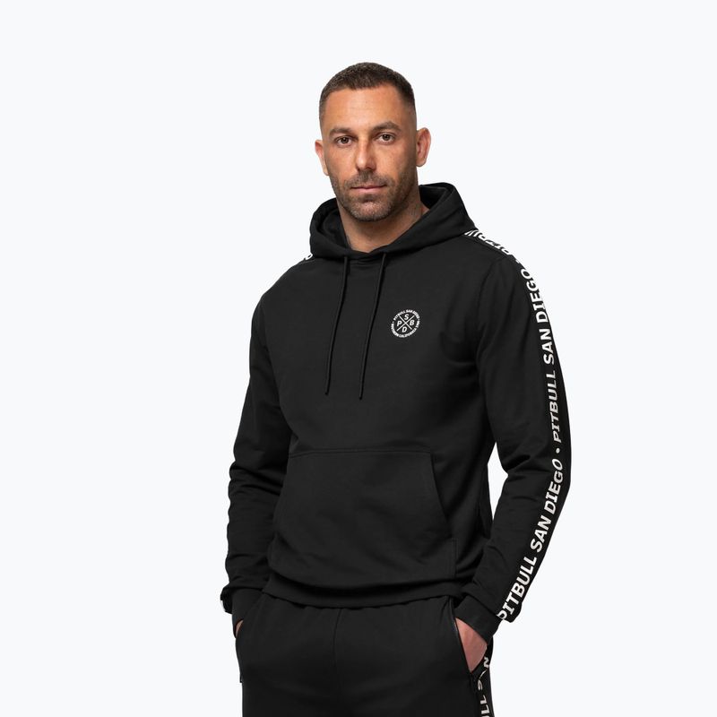 Pánská mikina Pitbull Tape Parker Hooded black 4