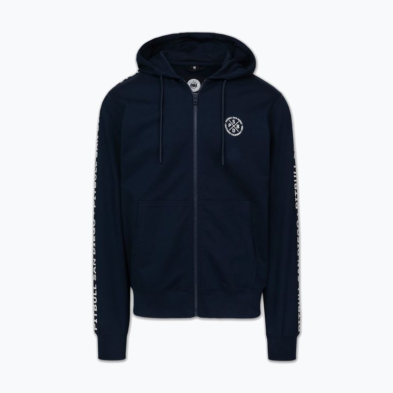 Pánská mikina Pitbull Tape Parker Hooded Zip dark navy 5