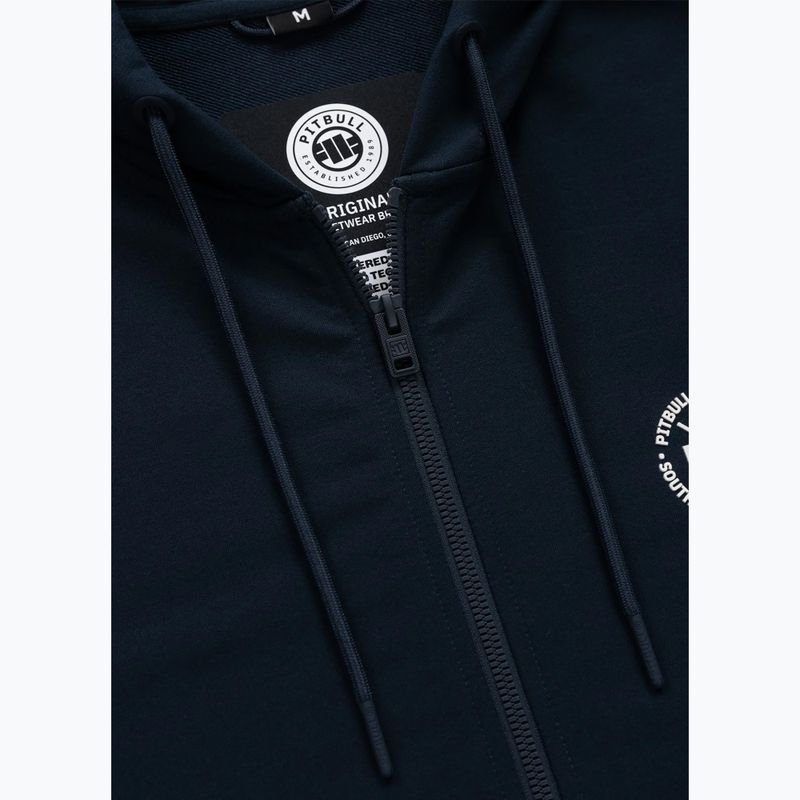 Pánská mikina Pitbull Tape Parker Hooded Zip dark navy 7
