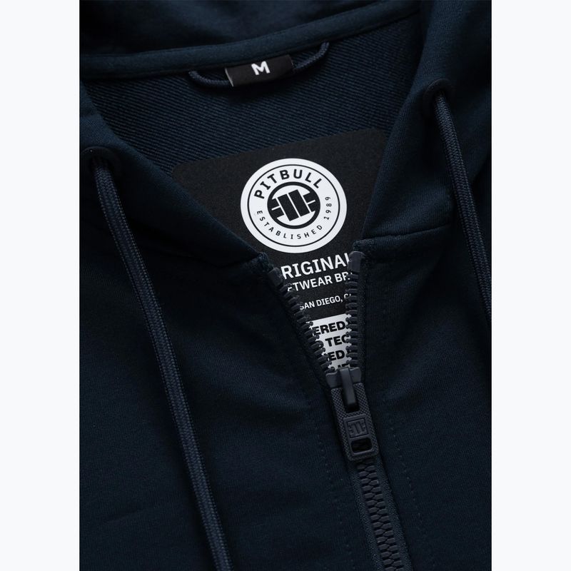 Pánská mikina Pitbull Tape Parker Hooded Zip dark navy 8