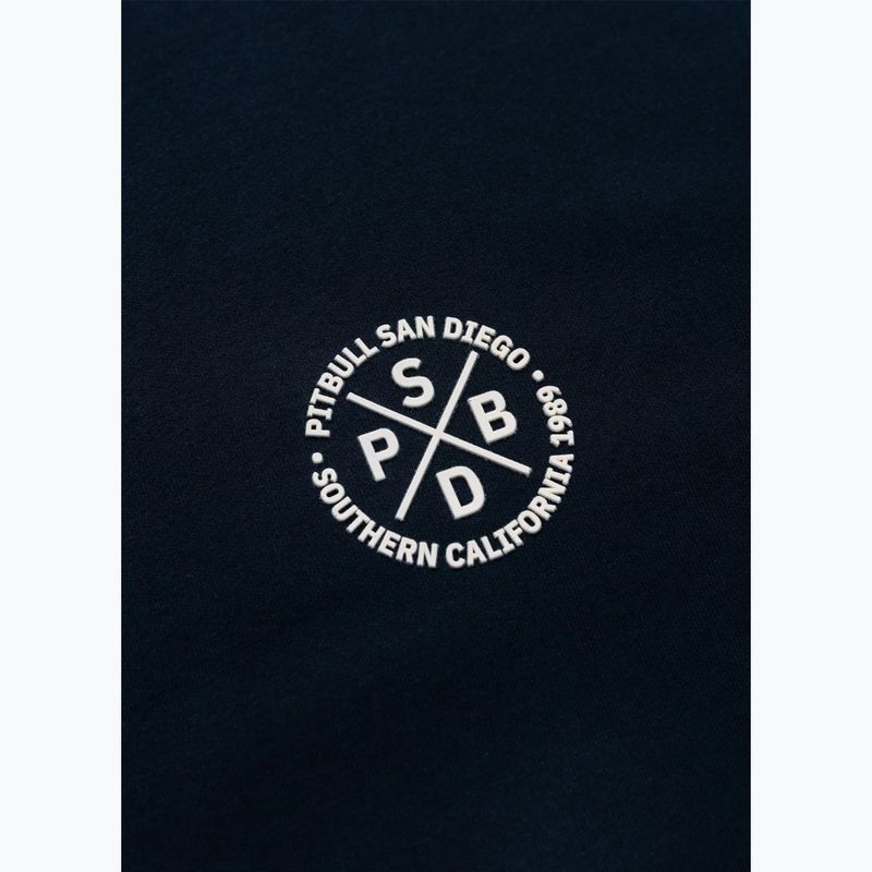 Pánská mikina Pitbull Tape Parker Hooded Zip dark navy 12