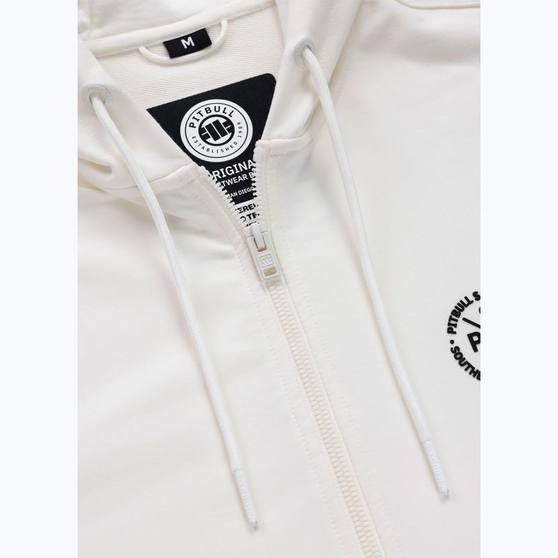 Pánská mikina Pitbull Tape Parker Hooded Zip off white 5