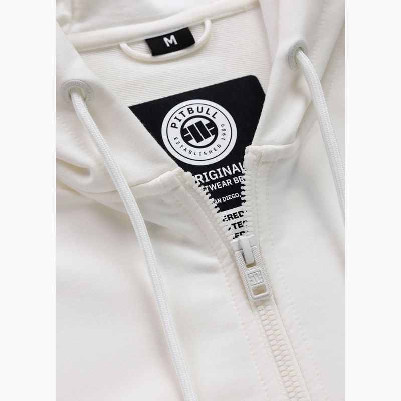 Pánská mikina Pitbull Tape Parker Hooded Zip off white 6