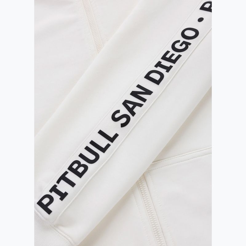 Pánská mikina Pitbull Tape Parker Hooded Zip off white 8