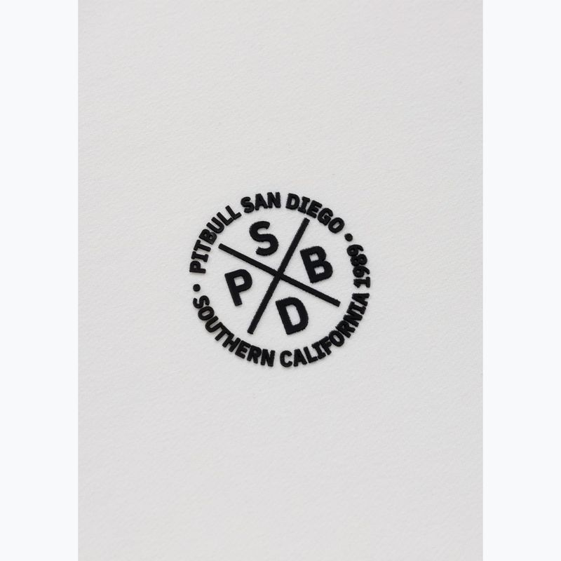 Pánská mikina Pitbull Tape Parker Hooded Zip off white 10