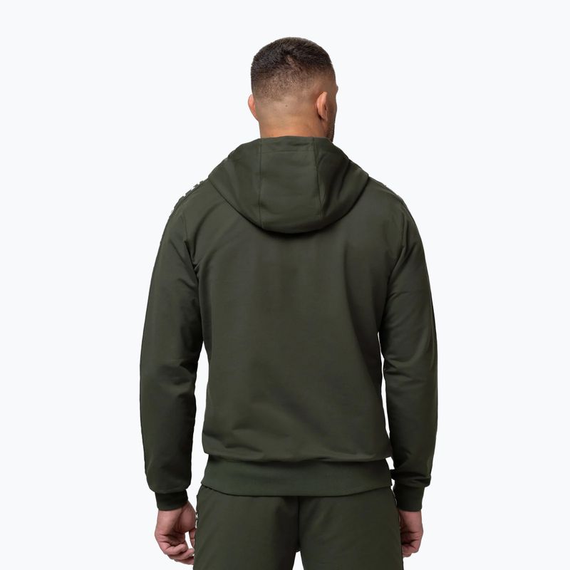 Pánská mikina Pitbull Tape Parker Hooded Zip old green 3