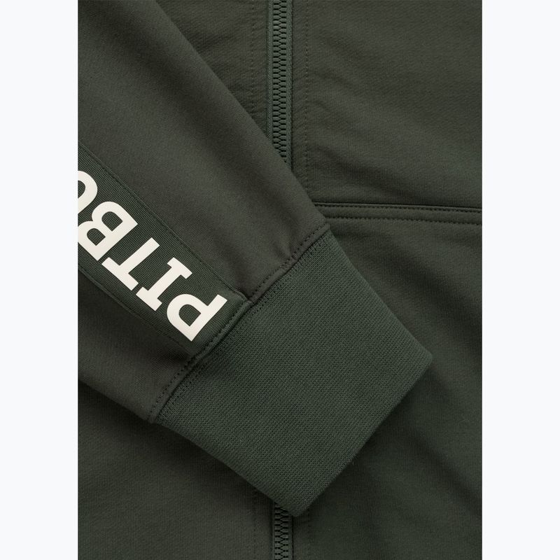 Pánská mikina Pitbull Tape Parker Hooded Zip old green 10