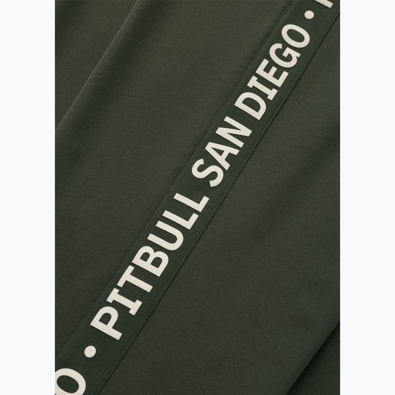 Pánské kalhoty Pitbull Tape Parker Jogging old green 7