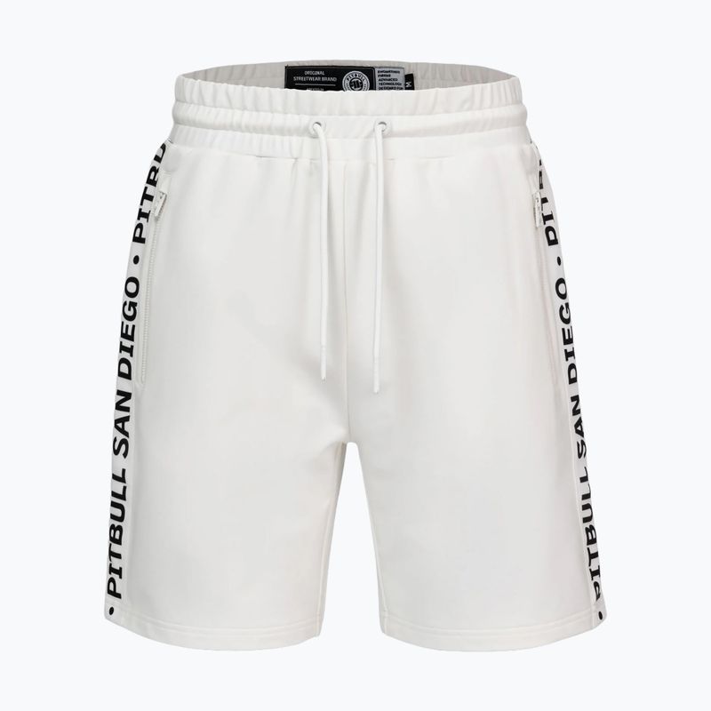 Pánské šortky Pitbull Tape Parker off white 6