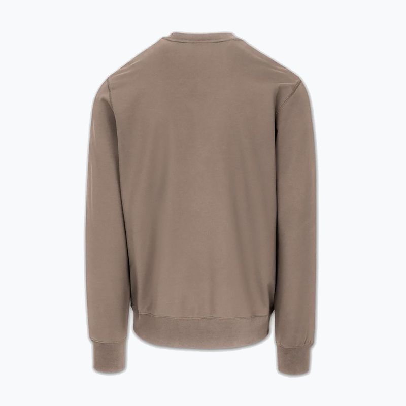 Pánská mikina Pitbull Nugget Small Logo Crewneck brown savana 6