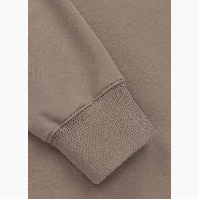 Pánská mikina Pitbull Nugget Small Logo Crewneck brown savana 8