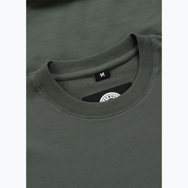 Pánská mikina Pitbull Nugget Small Logo Crewneck sage green 6