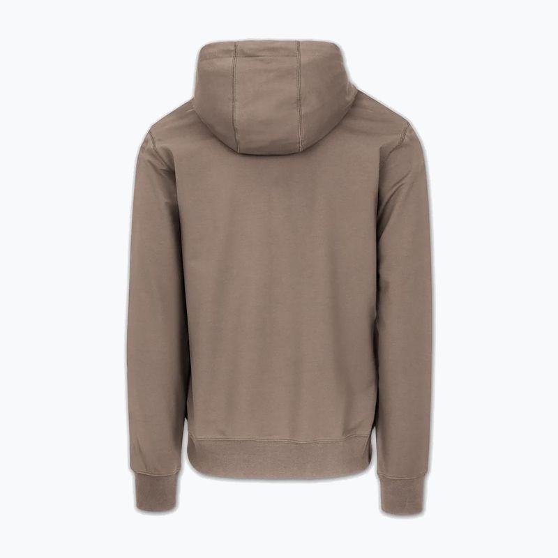 Pánská mikina Pitbull Nugget Small Logo Hooded brown savana 6