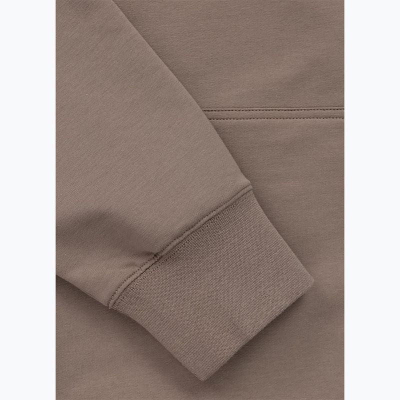 Pánská mikina Pitbull Nugget Small Logo Hooded brown savana 8