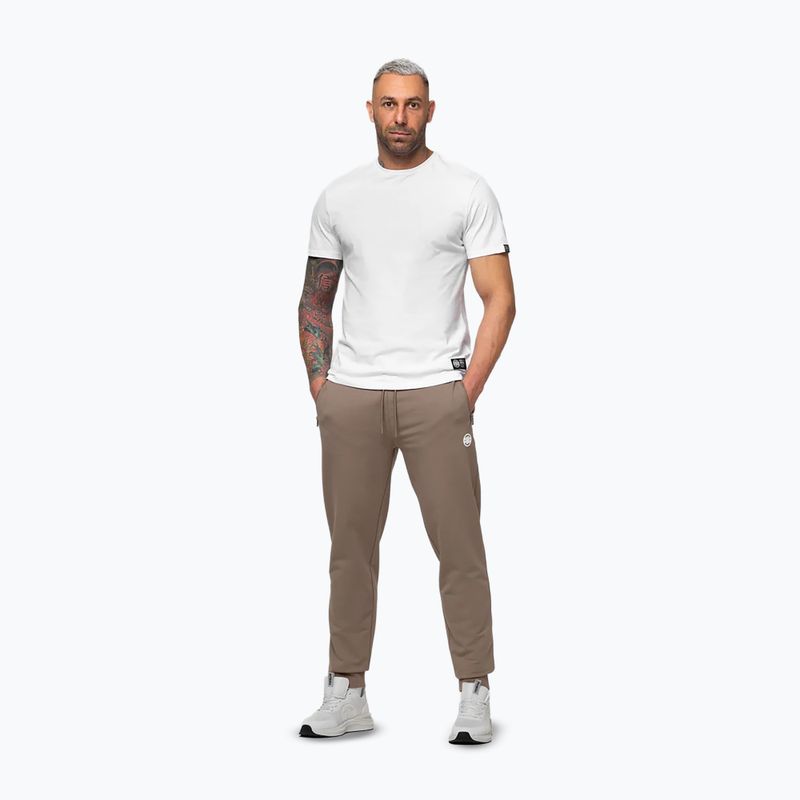 Pánské kalhoty Pitbull Nugget Jogging brown savana 2