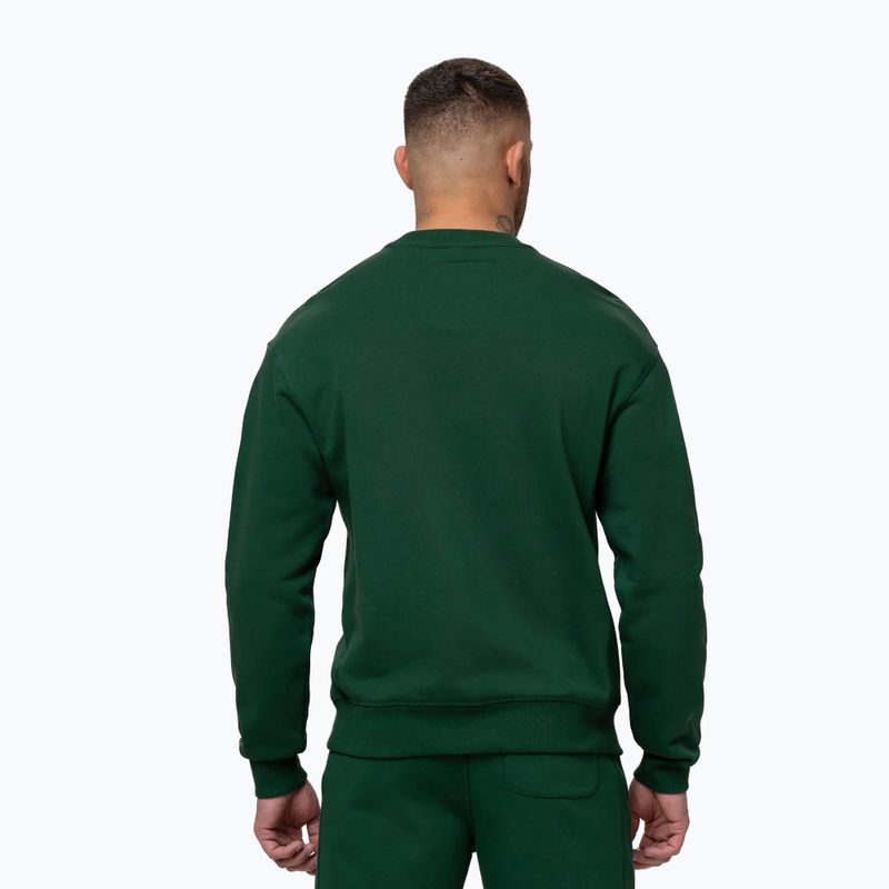 Pánská mikina Pitbull Badger Crewneck hunter/green 3