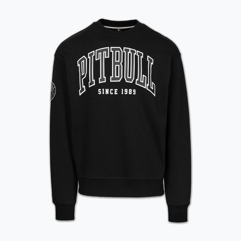 Pánská mikina Pitbull Badger Crewneck black 5