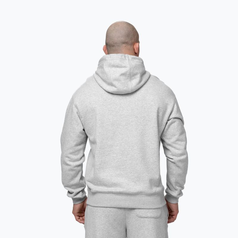 Pánská mikina Pitbull Badger Hooded grey/melange 3