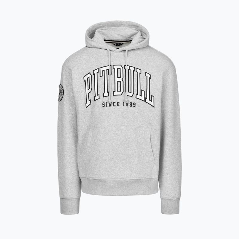 Pánská mikina Pitbull Badger Hooded grey/melange 4