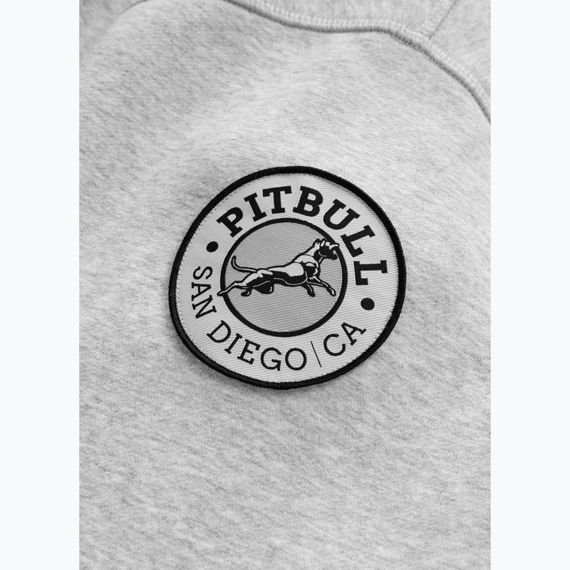 Pánská mikina Pitbull Badger Hooded grey/melange 8
