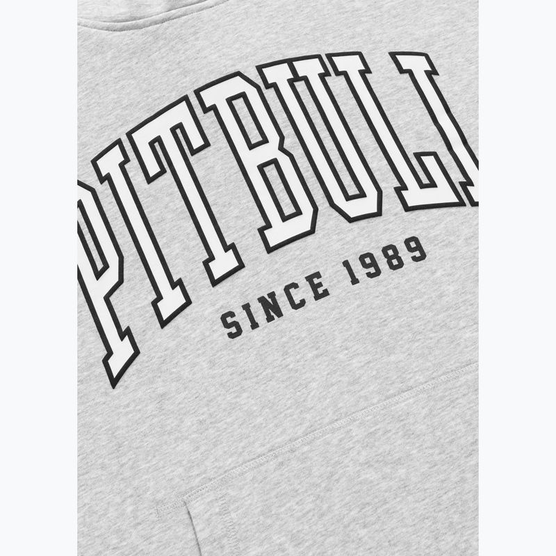 Pánská mikina Pitbull Badger Hooded grey/melange 9