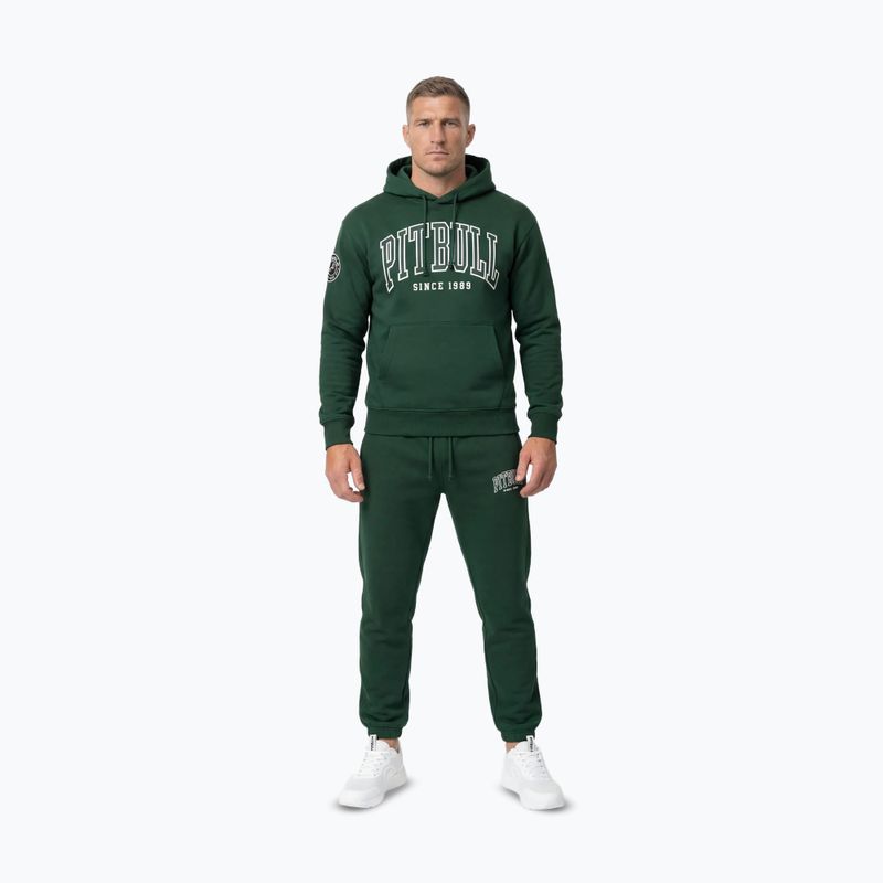 Pánská mikina Pitbull Badger Hooded hunter green 2