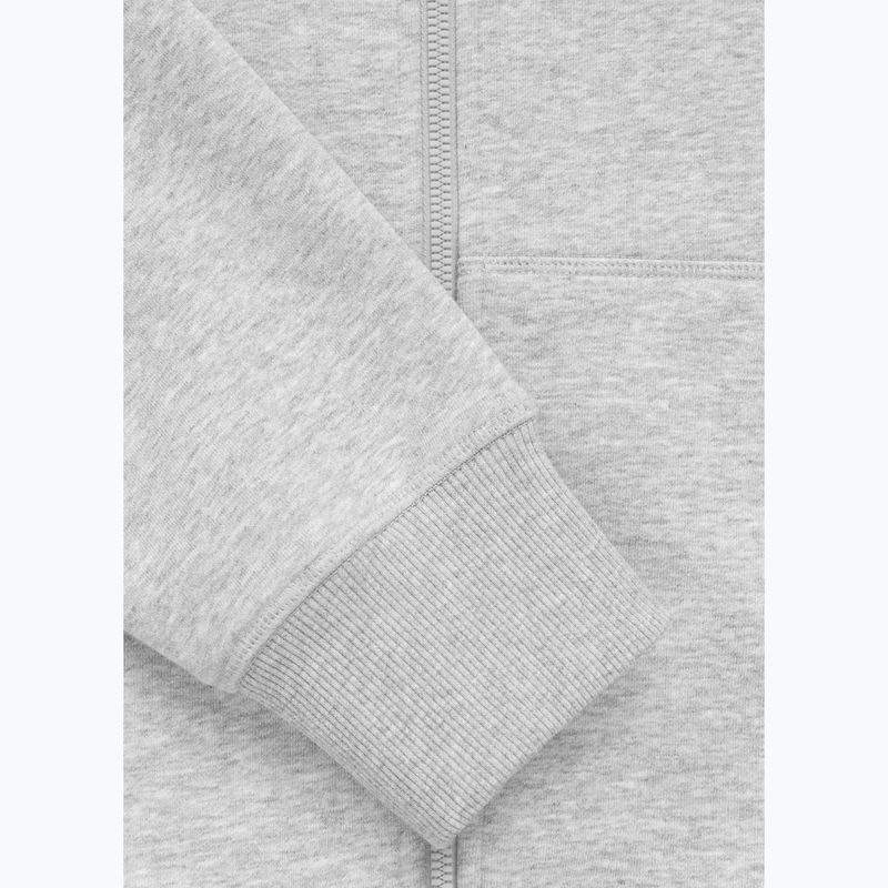 Pánská mikina Pitbull Badger Hooded Zip grey/melange 12